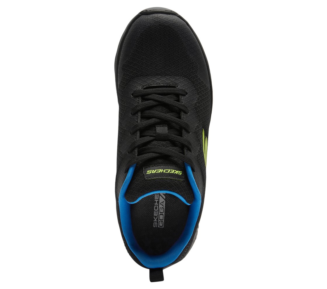 GO RUN 400, BLACK/LIME Footwear Top View
