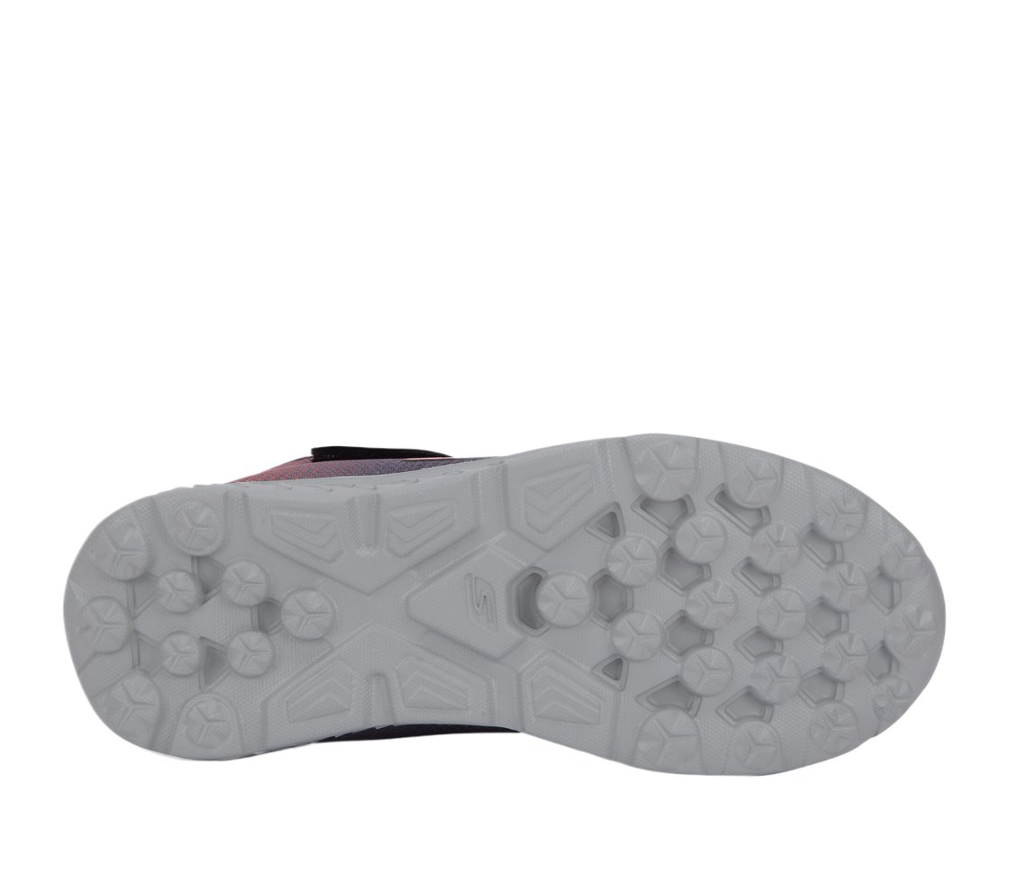 GO RUN 400, BLACK/RED Footwear Top View