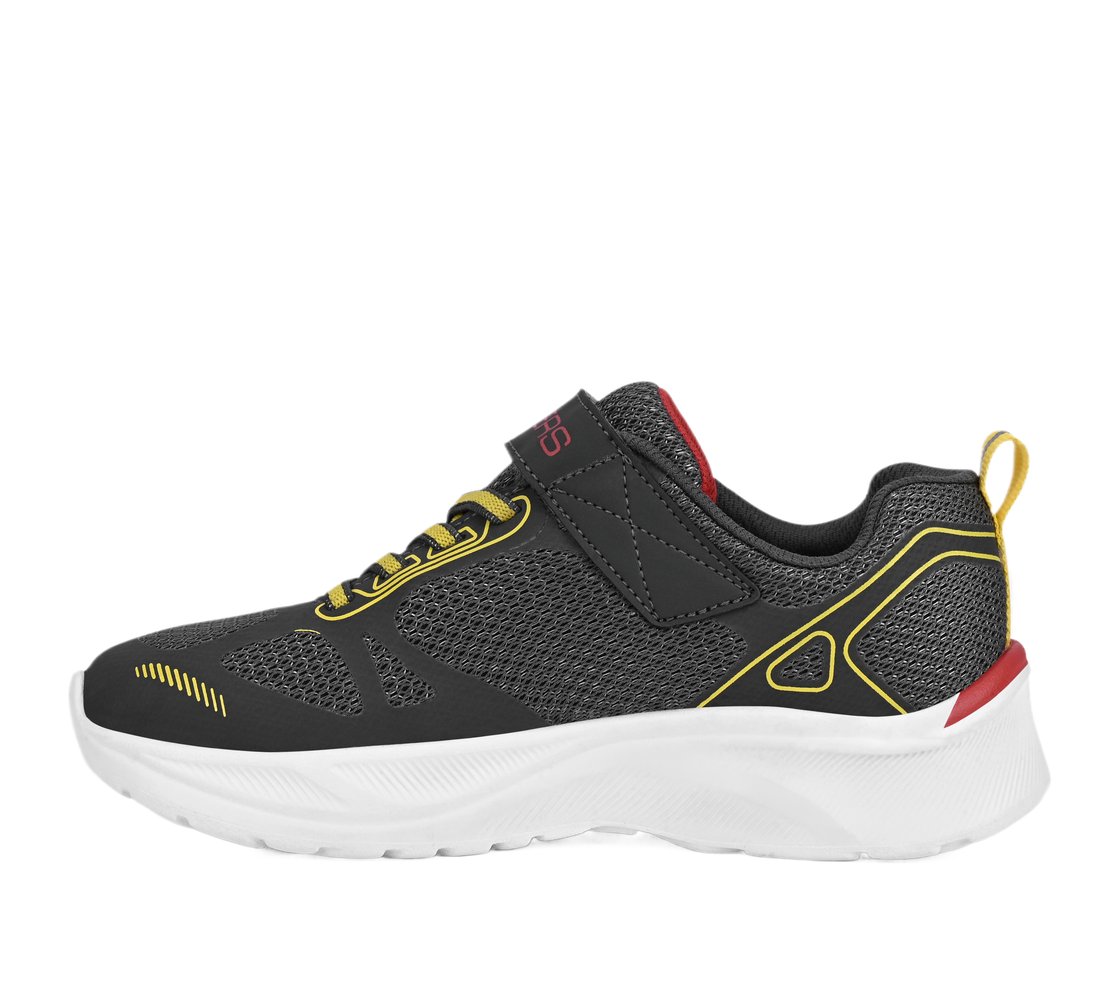 SKECHERS ELITE SPORT, CHARCOAL/RED Footwear Left View