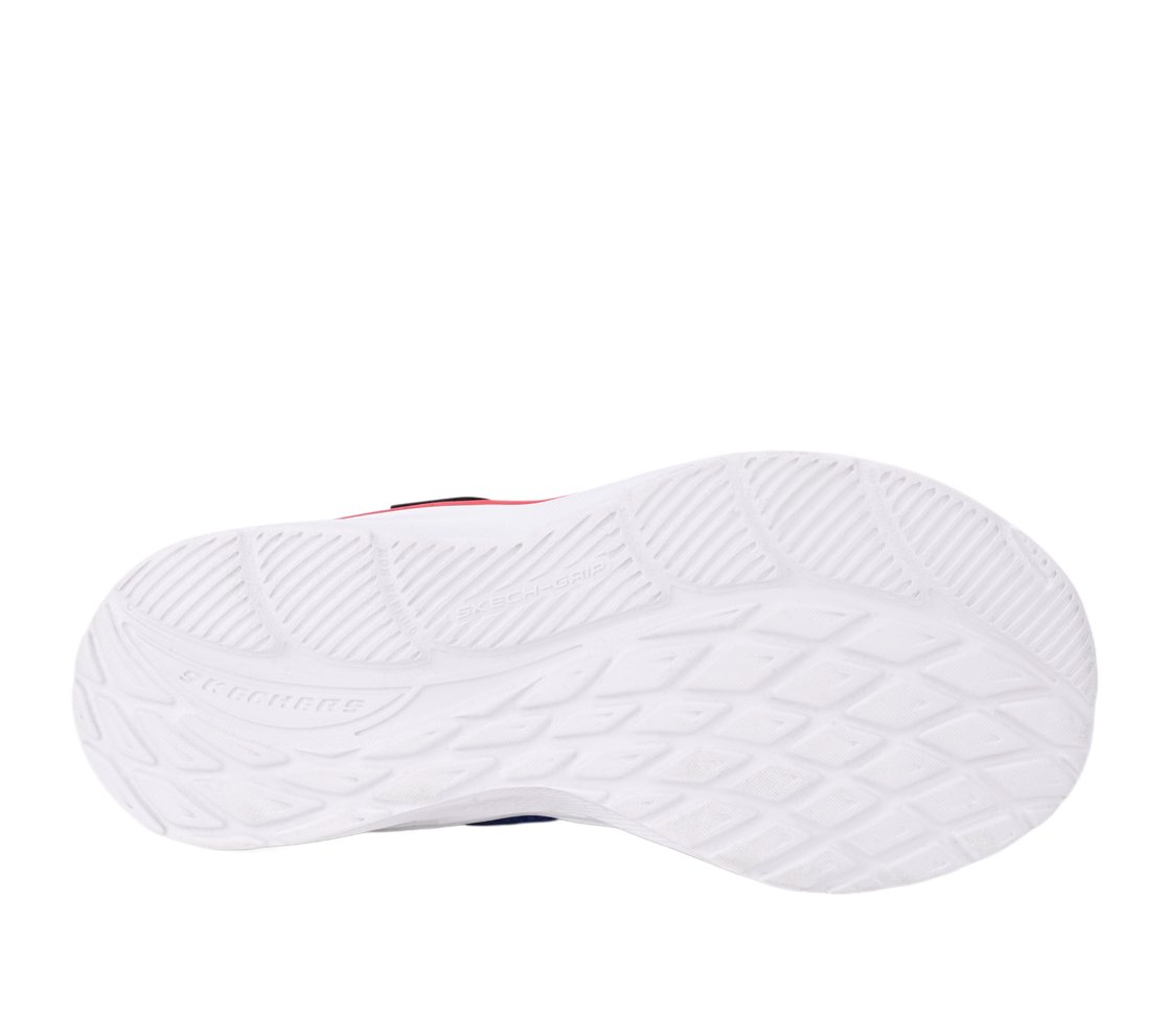 SKECHERS ELITE SPORT, NAVY/RED Footwear Bottom View