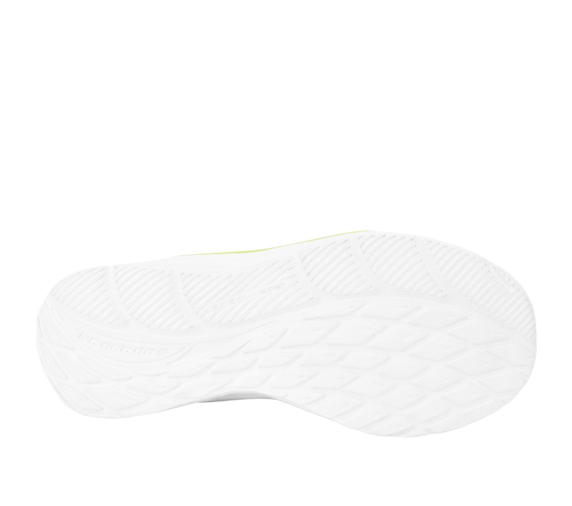 SKECHERS ELITE SPORT, NAVY/LIME Footwear Bottom View