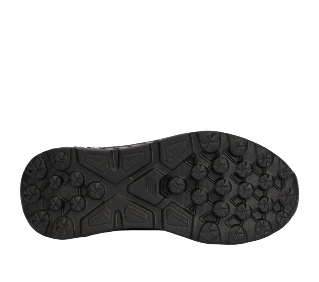 GO RUN 400, BLACK/LIME Footwear Bottom View