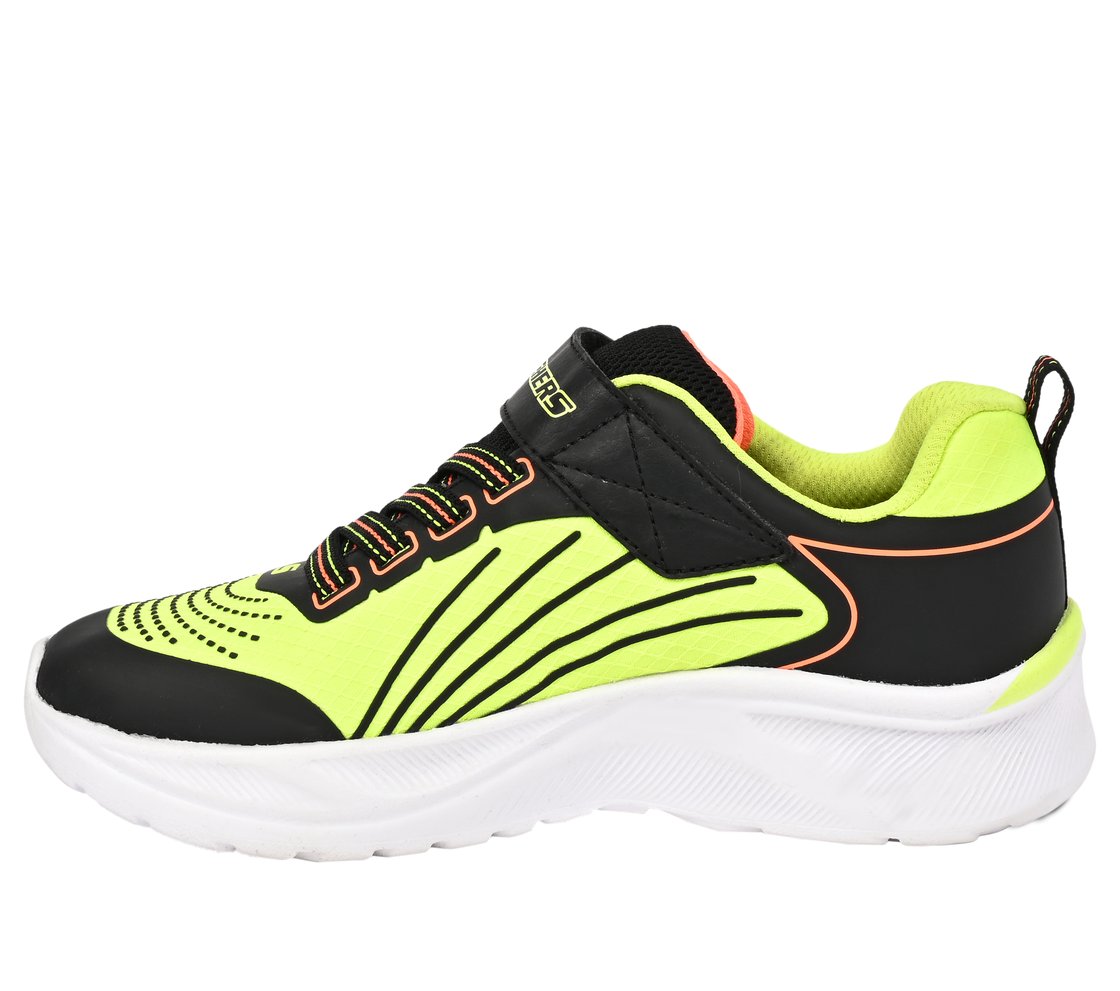 SKECHERS ELITE SPORT, BLACK/YELLOW/ORANGE Footwear Left View