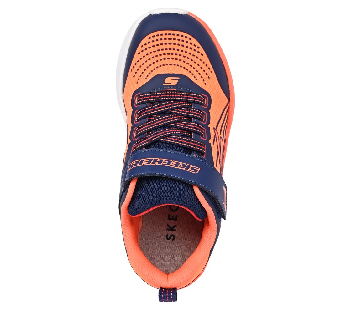 SKECHERS ELITE SPORT, NVY/ORNG Footwear Top View