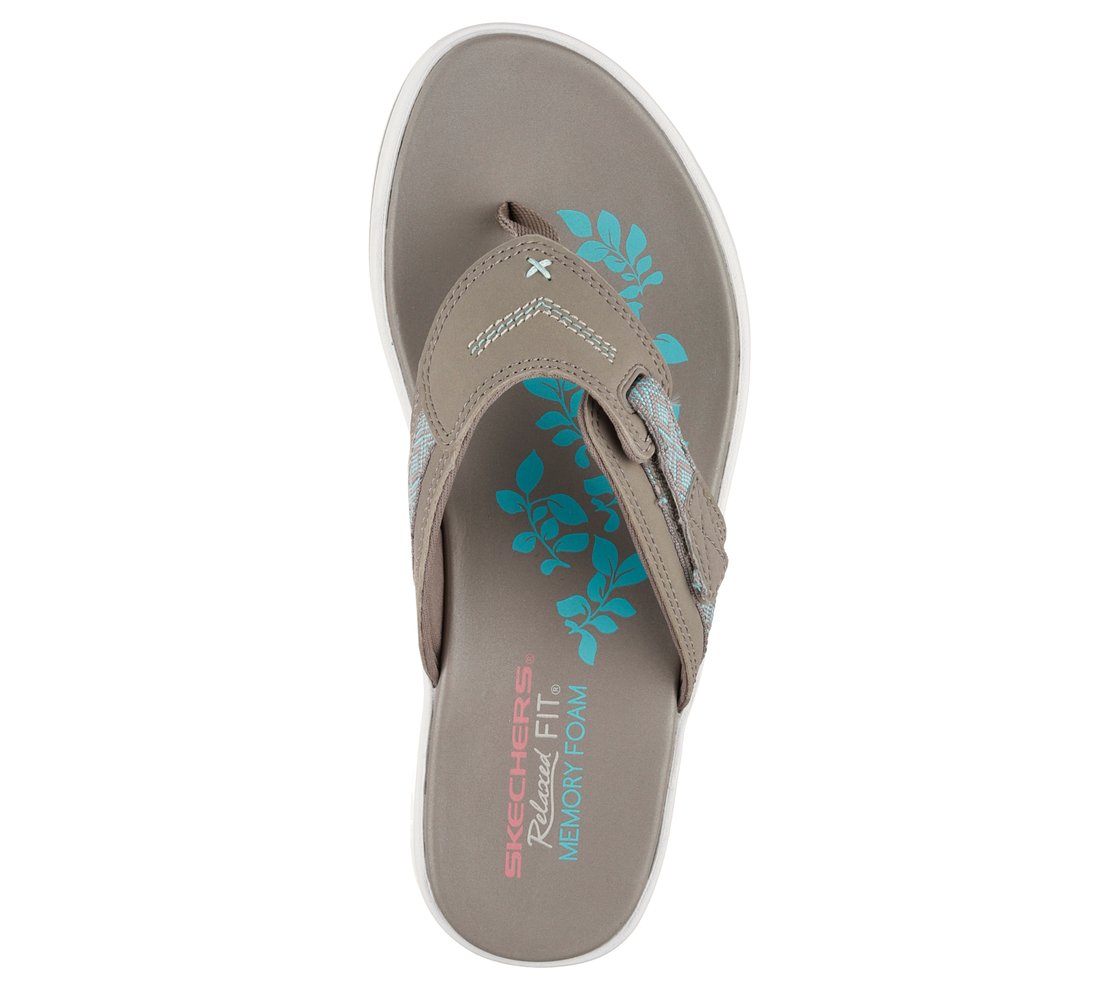 UPGRADES - MARINA BAY, DARK TAUPE Footwear Top View