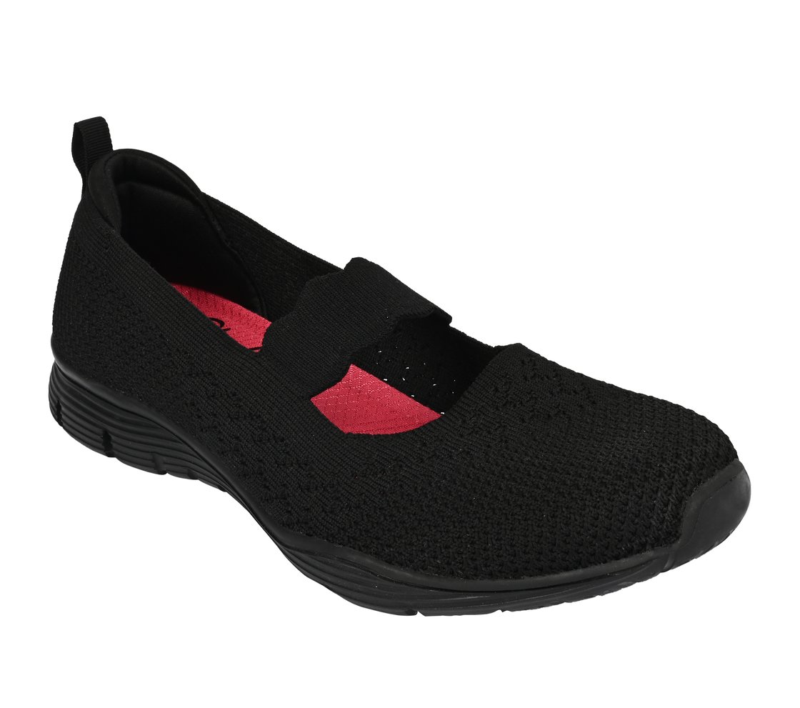 SEAGER, BLACK Footwear Right View