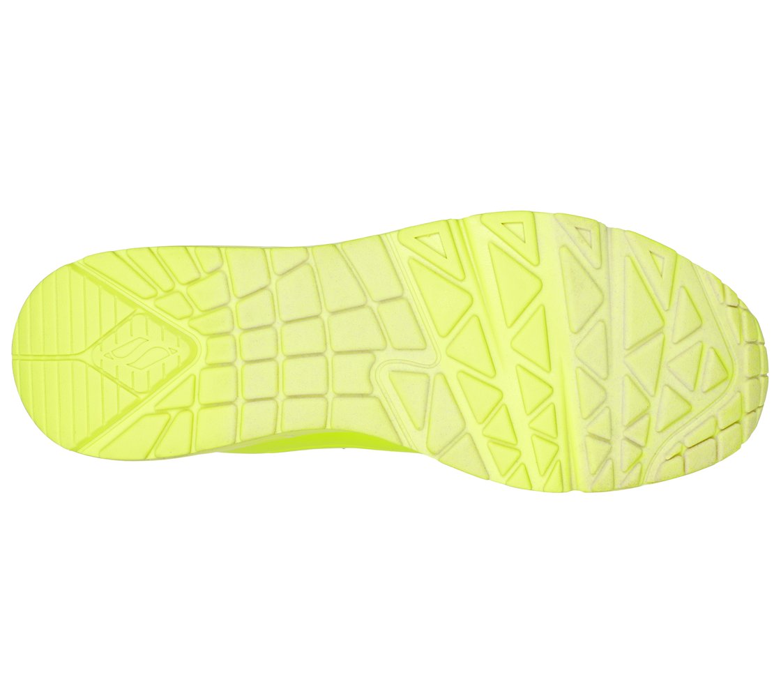 UNO - STAND ON AIR, LIME Footwear Bottom View