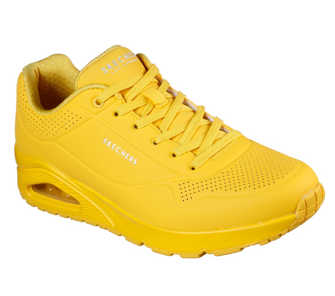 UNO - STAND ON AIR, YELLOW Footwear Right View