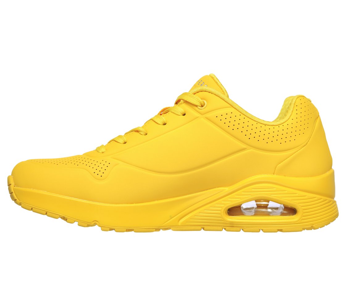 UNO - STAND ON AIR, YELLOW Footwear Left View