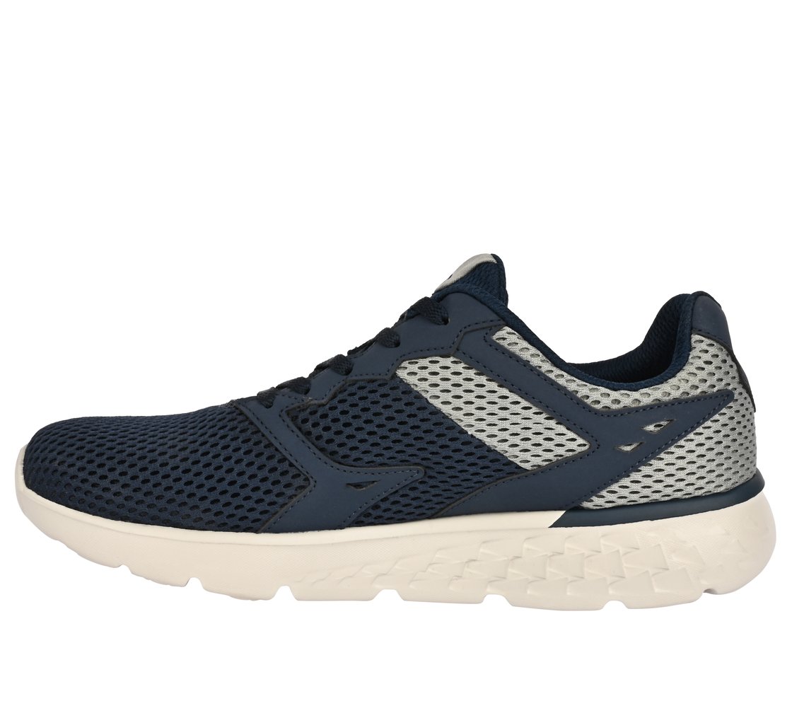 GO RUN 400, NAVY/GREY Footwear Left View