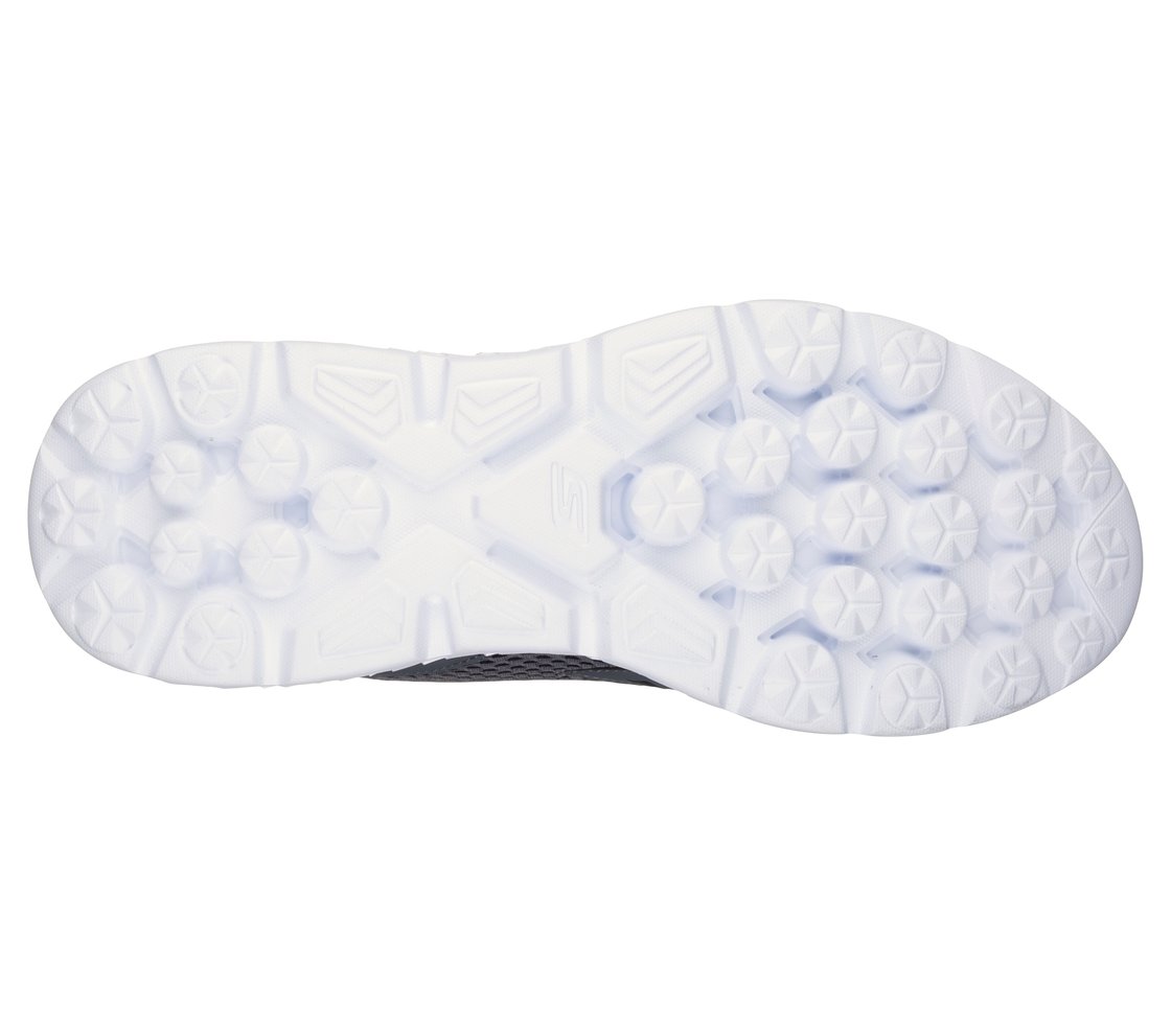 GO RUN 400, CHARCOAL/ORANGE Footwear Bottom View