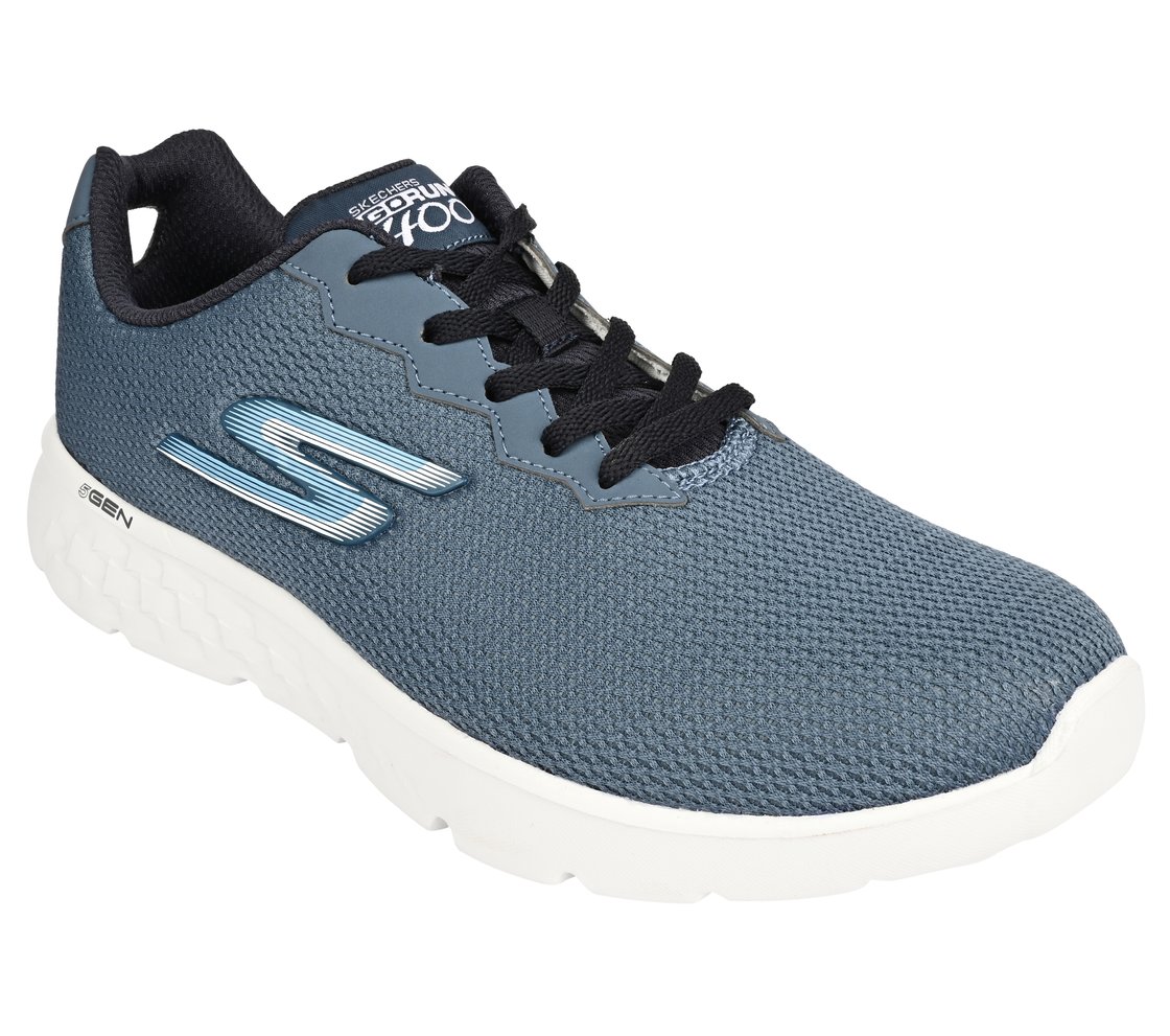 GO RUN 400, BLUE Footwear Right View