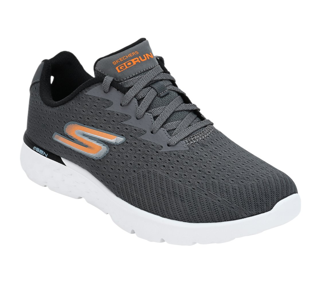 GO RUN 400, CHARCOAL Footwear Right View