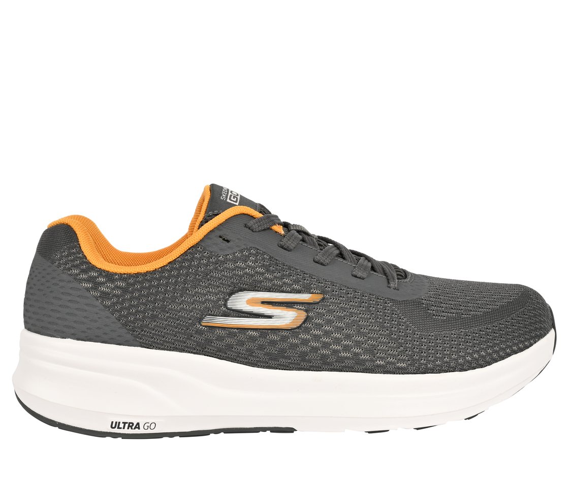 PURE, CHARCOAL/ORANGE Footwear Lateral View