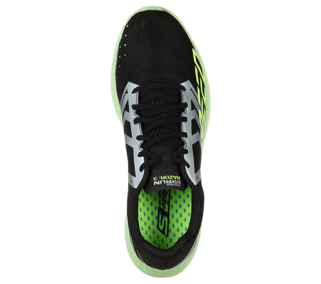 GO RUN RAZOR 3,  Footwear Top View