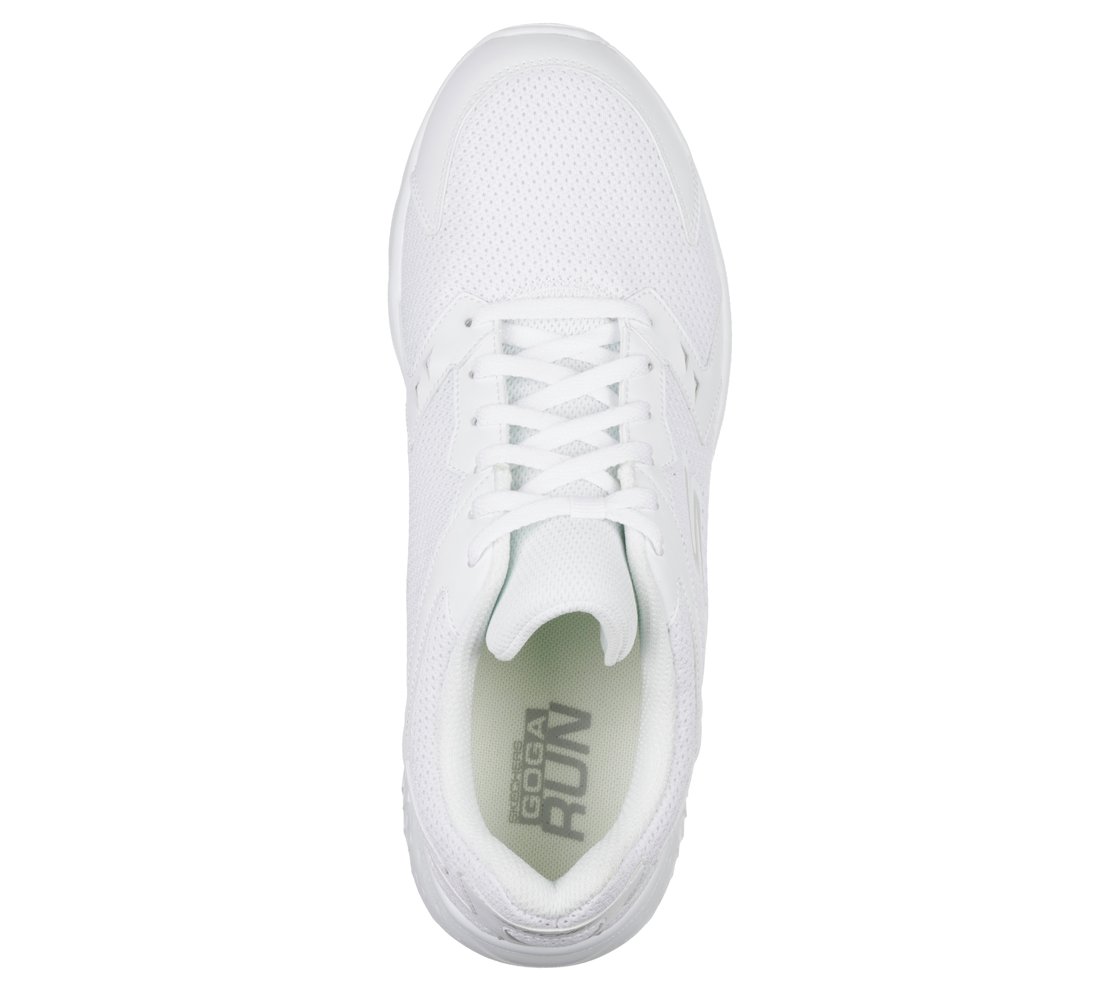GO RUN 400-INTREPID, WWWHITE Footwear Top View