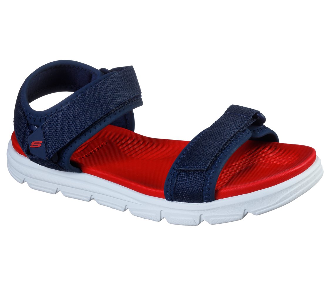 WIND SWELL - SWELL SWIFT, NAVY/RED Footwear Lateral View