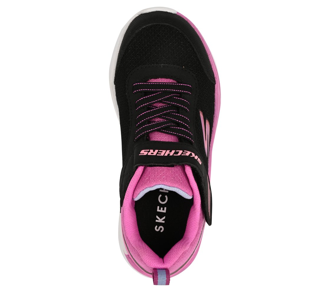 SKECHERS ELITE SPORT, BLACK/PINK Footwear Top View