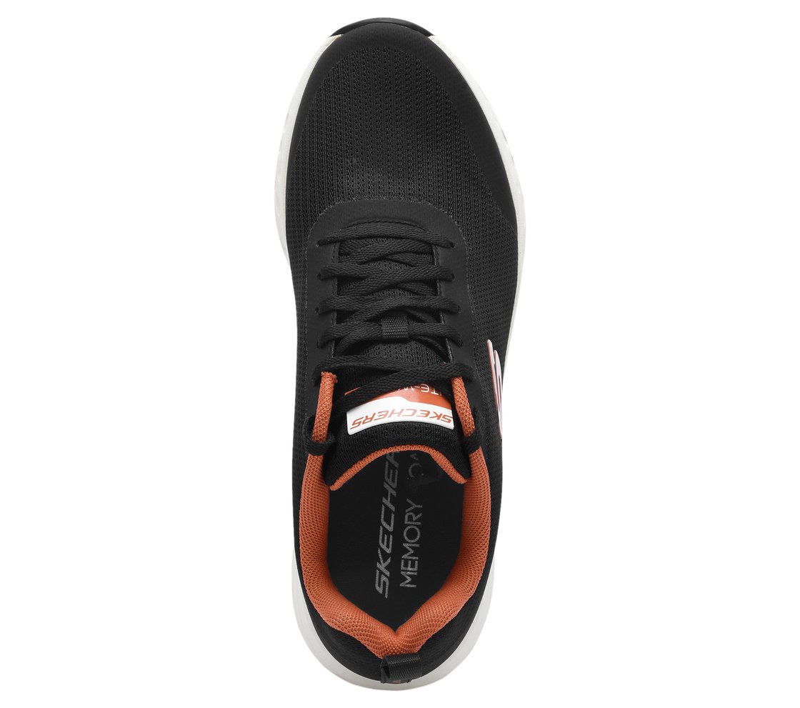 TERRENEX, BLACK/ORANGE Footwear Top View