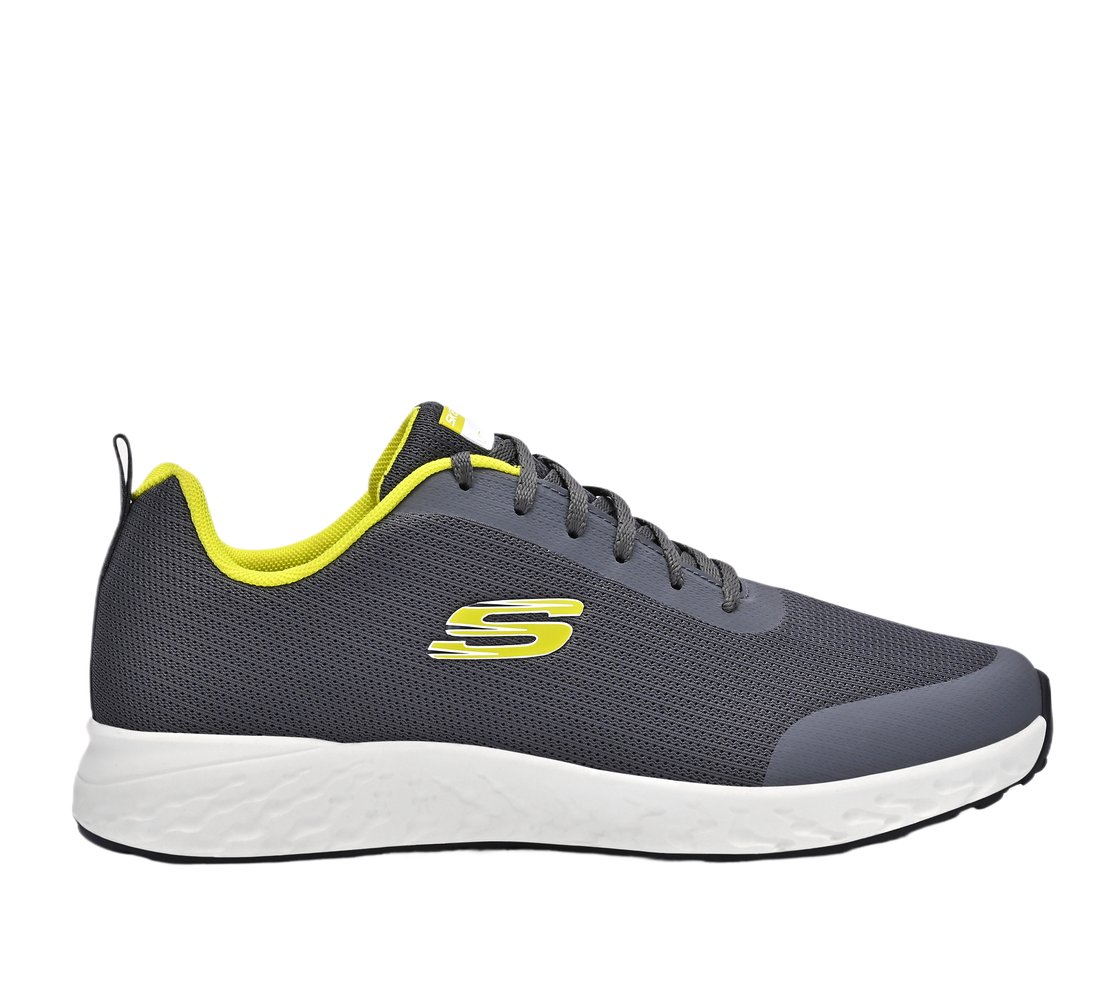 TERRENEX, CHARCOAL/LIME Footwear Lateral View