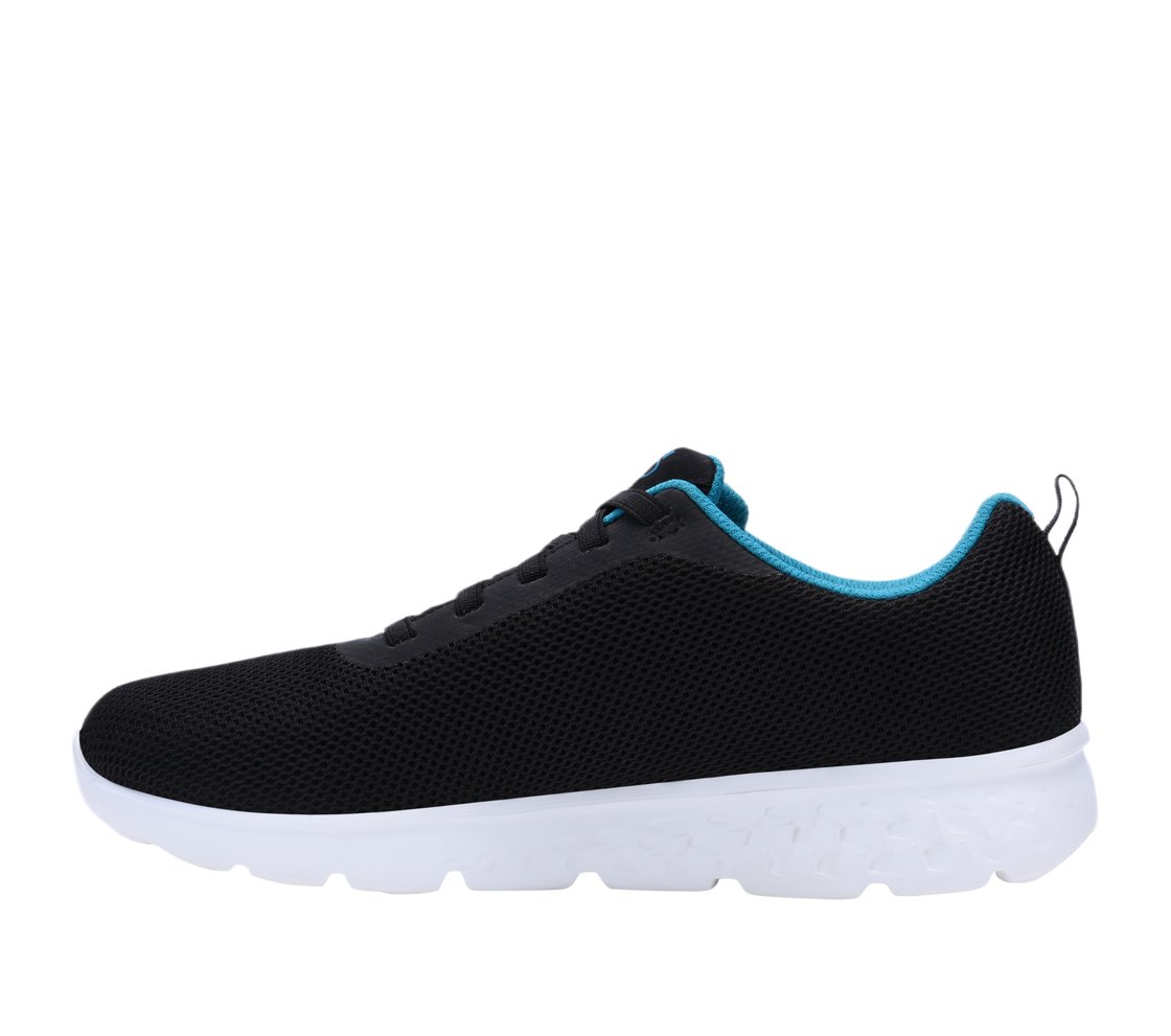 GO RUN 400, BLACK/BLUE Footwear Left View
