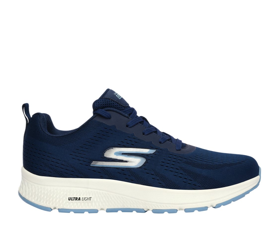 GO RUN CONSISTENT, NAVY/BLUE Footwear Lateral View