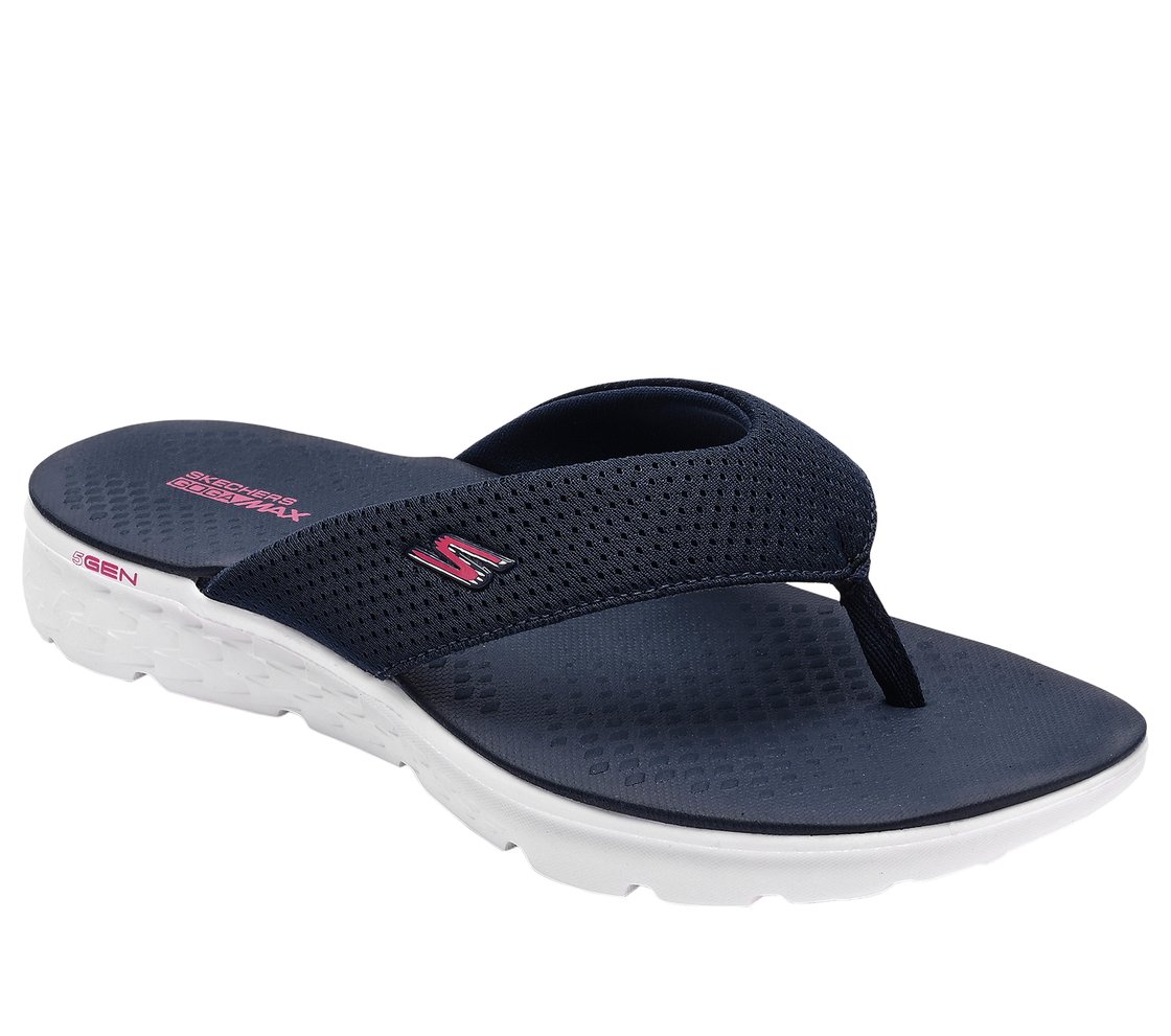 ON THE GO 400, NAVY/RED Footwear Right View
