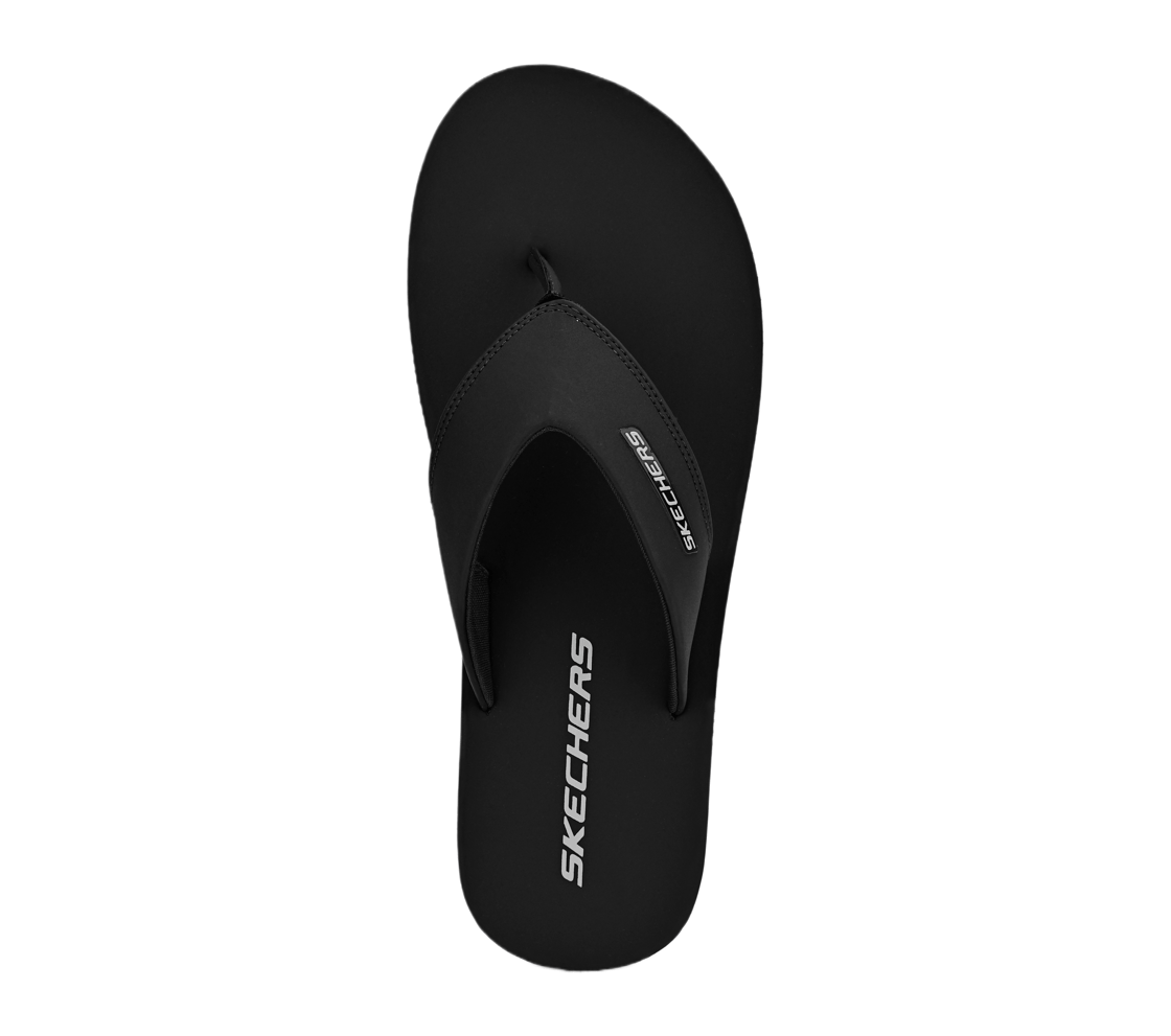 COURTWALD INDIA, BLACK/SILVER Footwear Top View