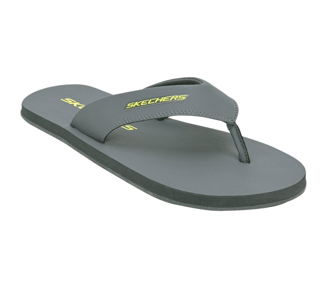 COURTWALD INDIA, CHARCOAL/LIME Footwear Bottom View