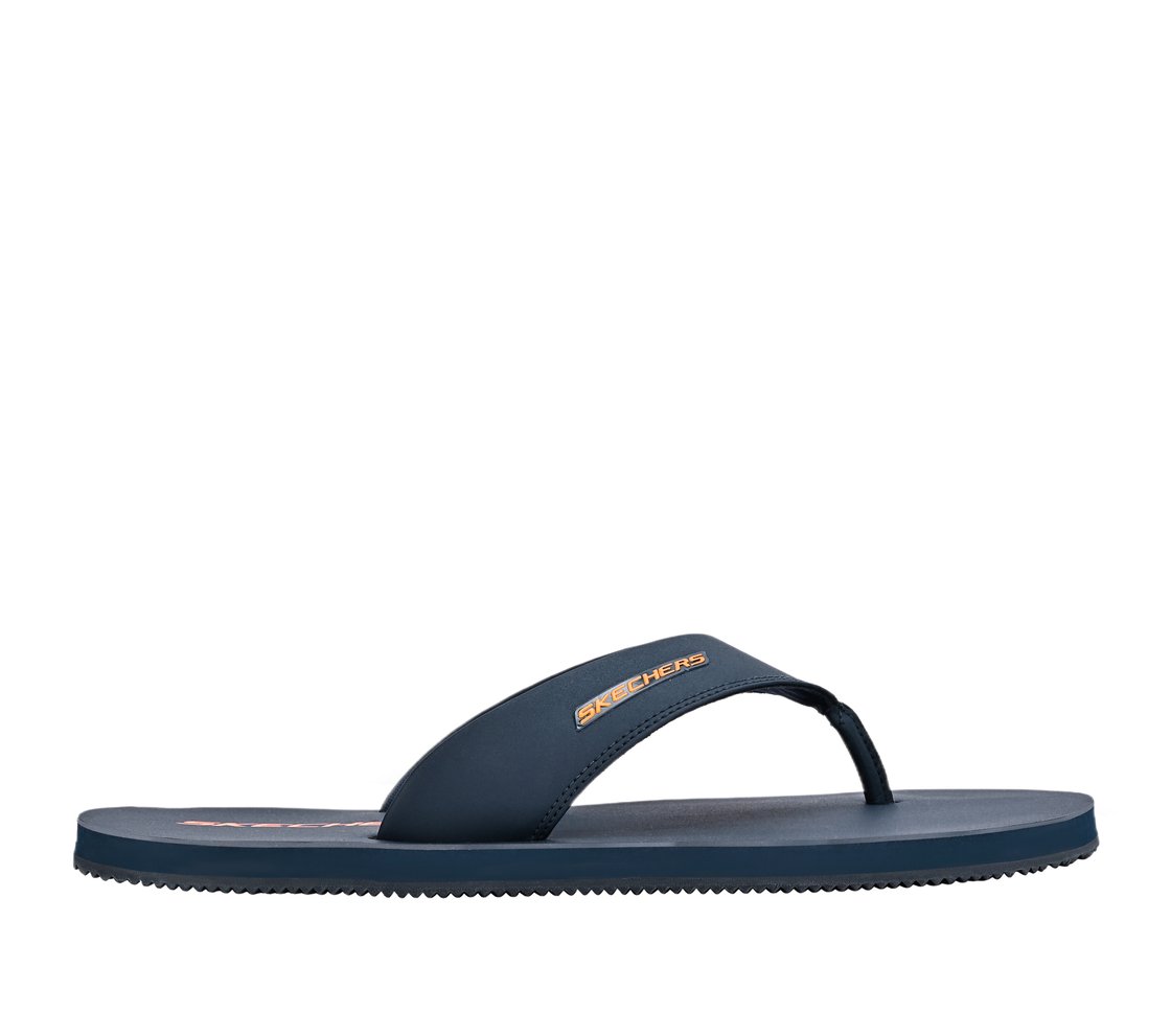 COURTWALD INDIA, NAVY/ORANGE Footwear Lateral View