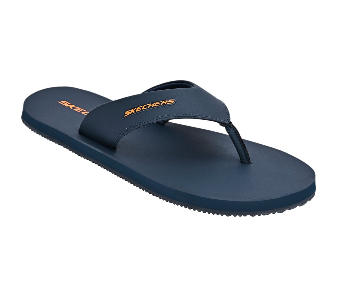COURTWALD INDIA, NAVY/ORANGE Footwear Right View