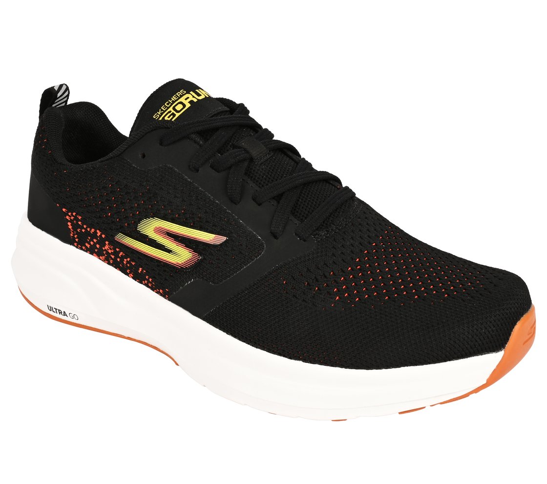 GO RUN PURE 2, BLACK/RED Footwear Right View