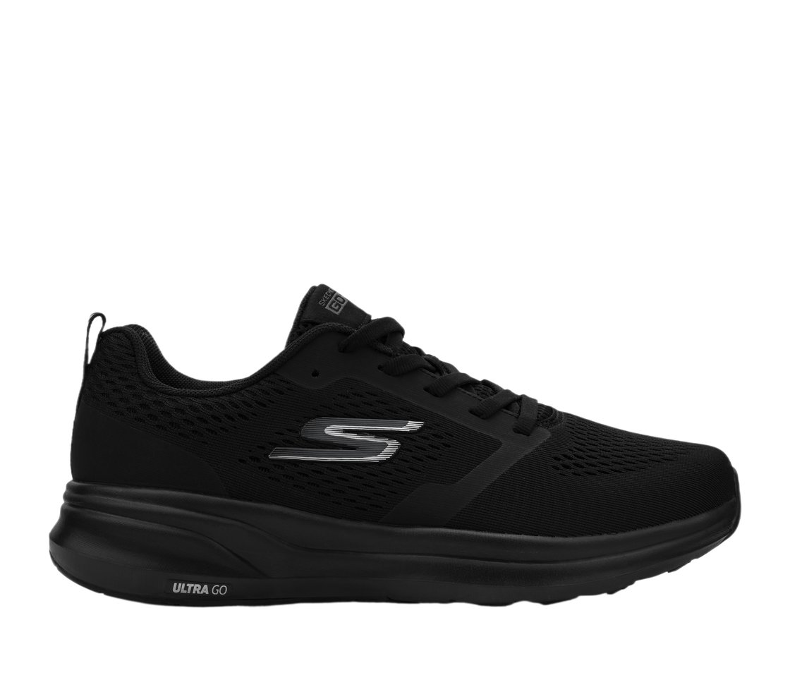 GO RUN PURE 2, BBLACK Footwear Lateral View