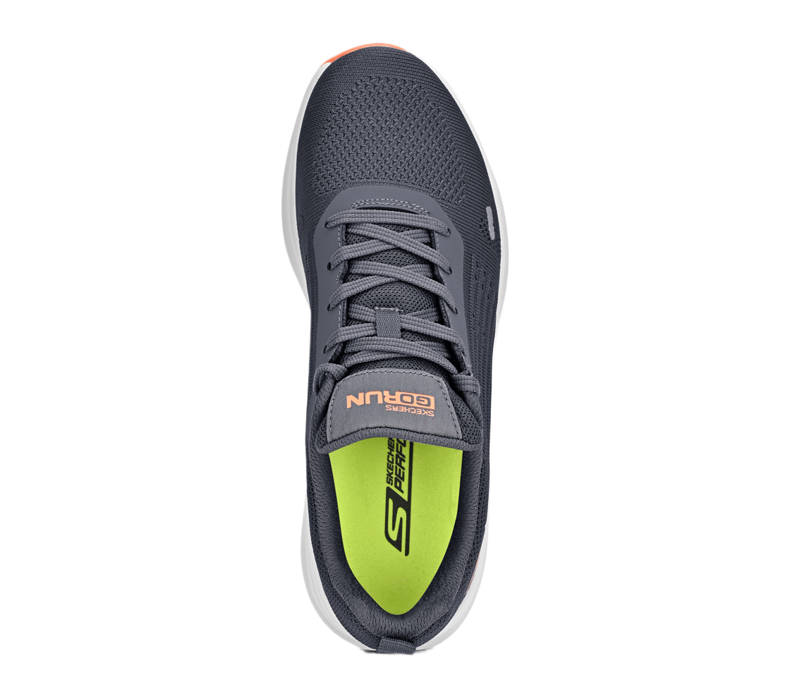 GO RUN PURE, CHARCOAL/ORANGE