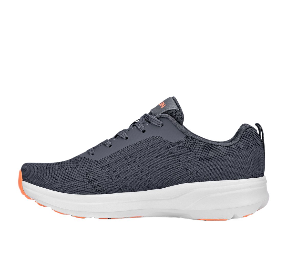 GO RUN PURE, CHARCOAL/ORANGE