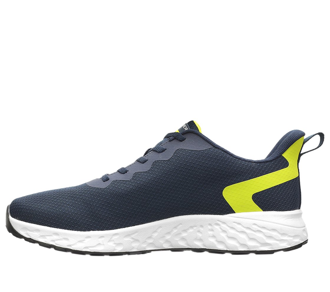 TERRENEX, NAVY/LIME Footwear Left View
