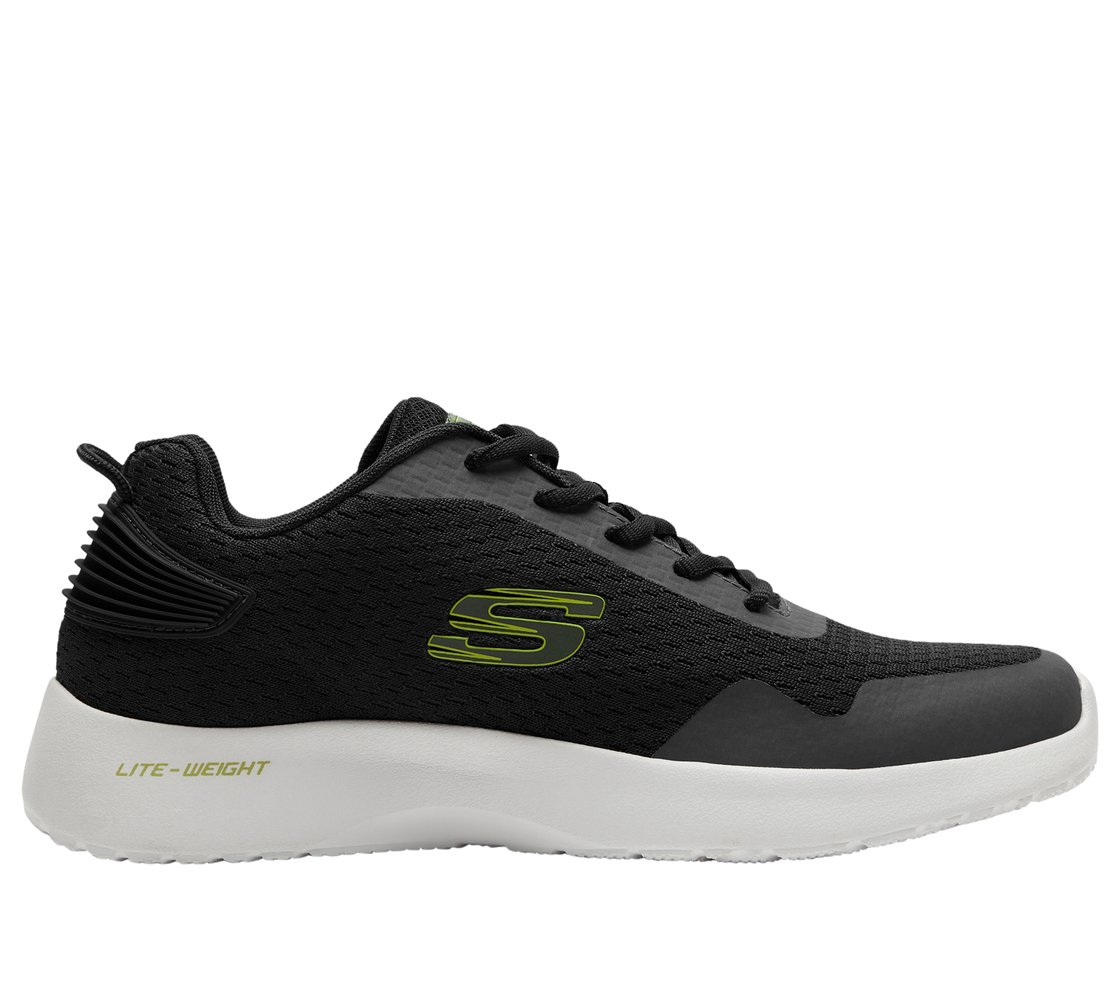 DYNAMIGHT, BLACK/LIME Footwear Lateral View