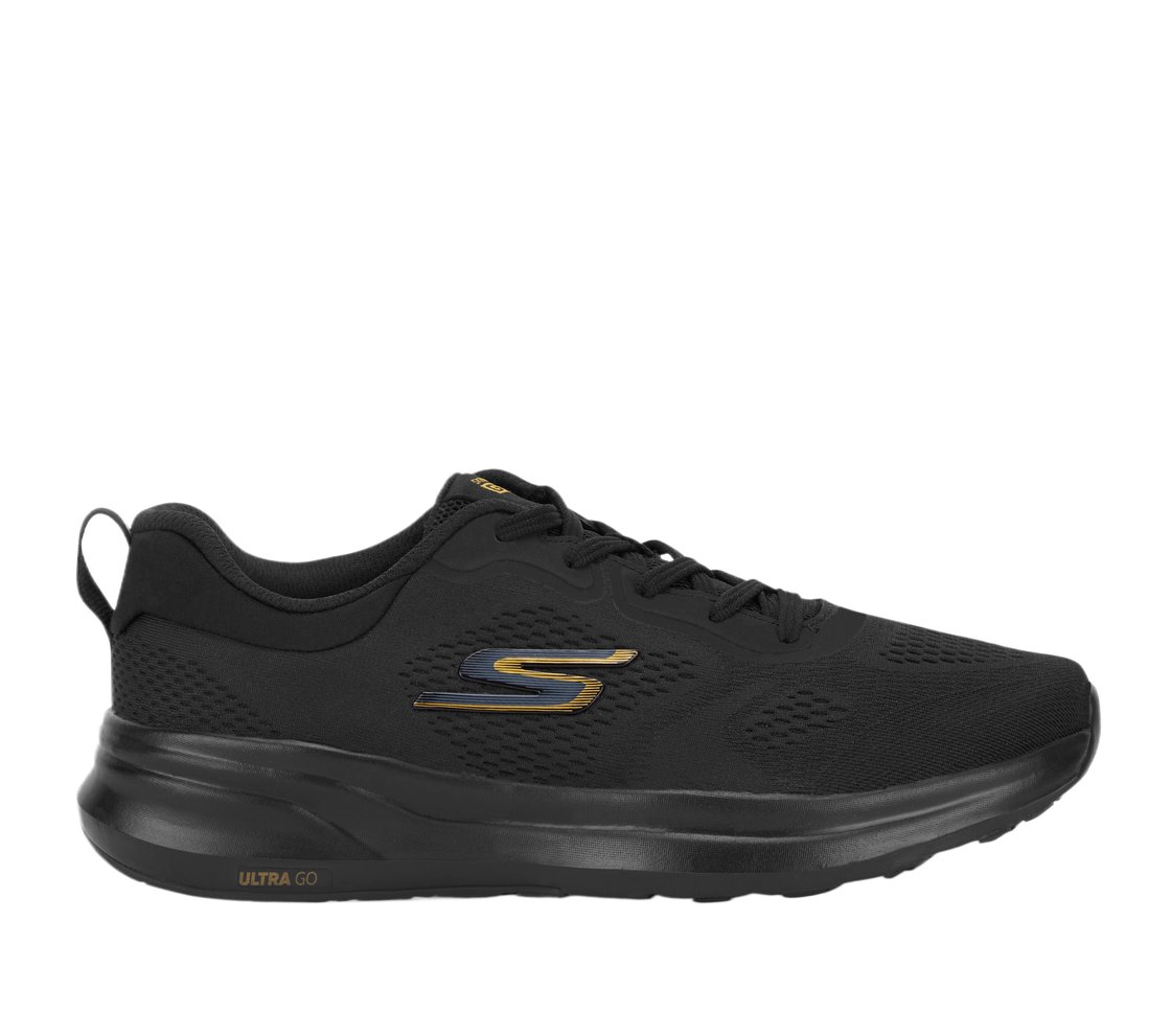 GO RUN PURE, BLACK/GOLD