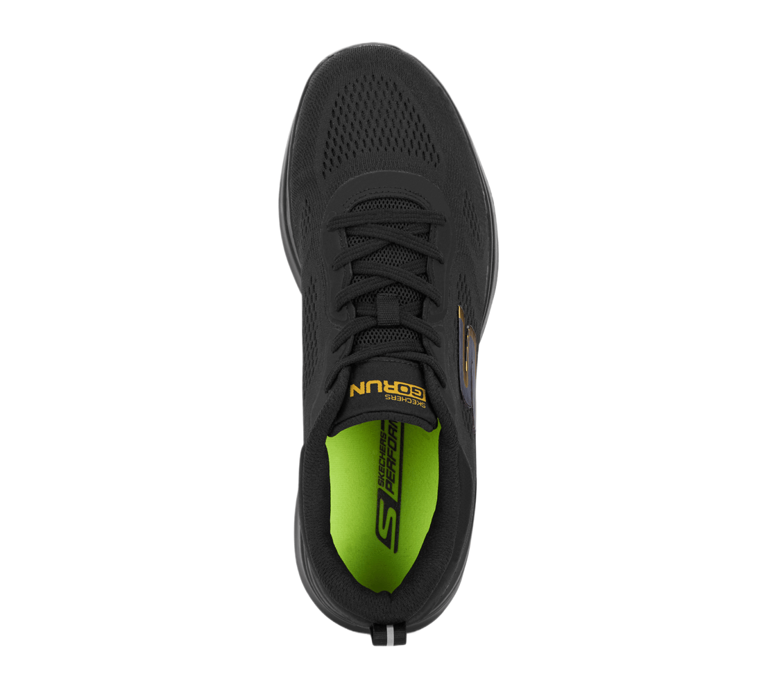 GO RUN PURE, BLACK/GOLD