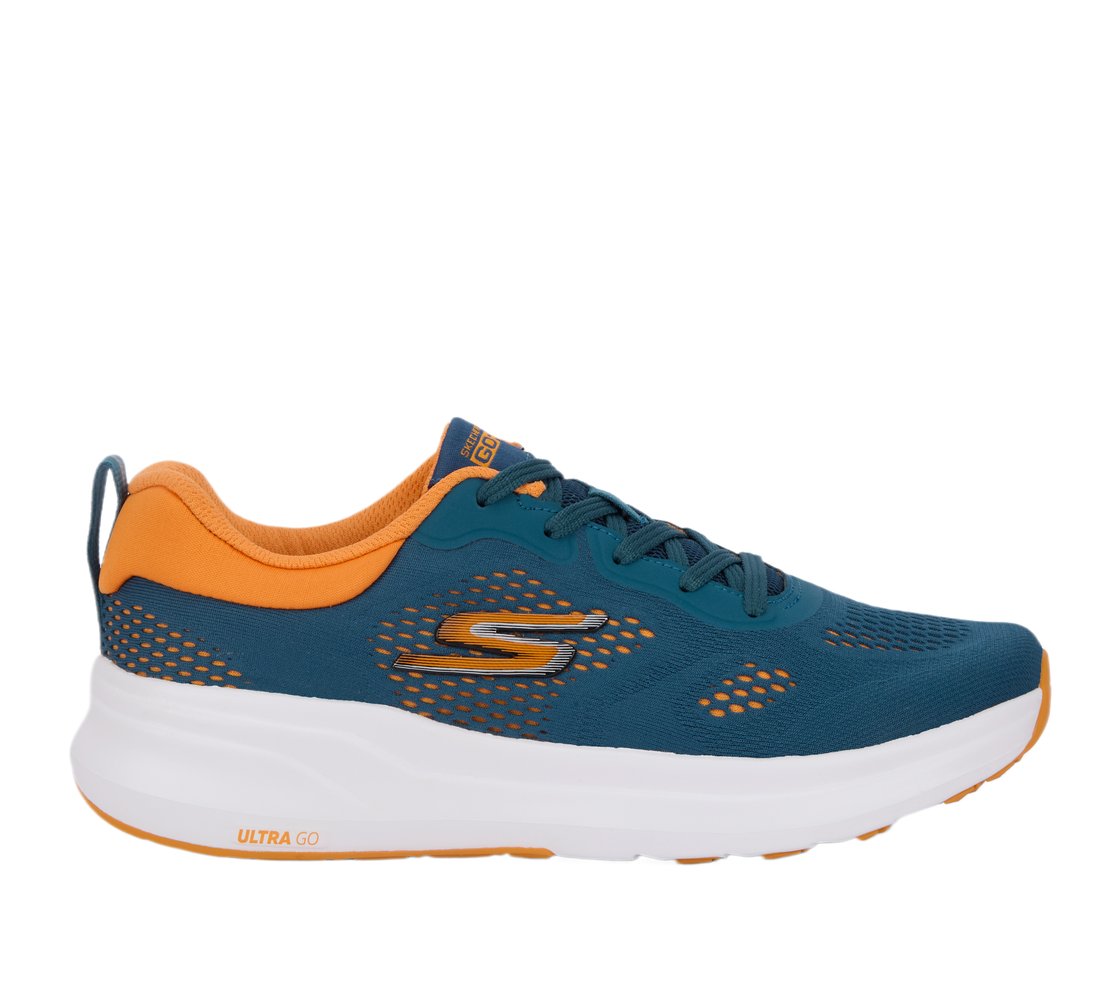 GO RUN PURE, TEAL Footwear Lateral View