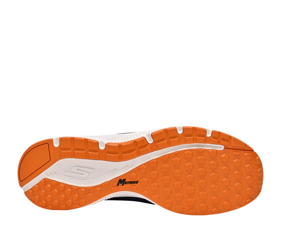 GO RUN CONSISTENT, NAVY/ORANGE Footwear Bottom View