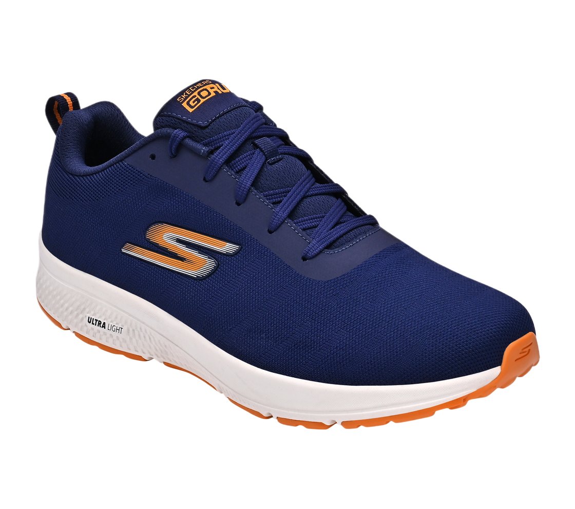 GO RUN CONSISTENT, NAVY/ORANGE Footwear Right View