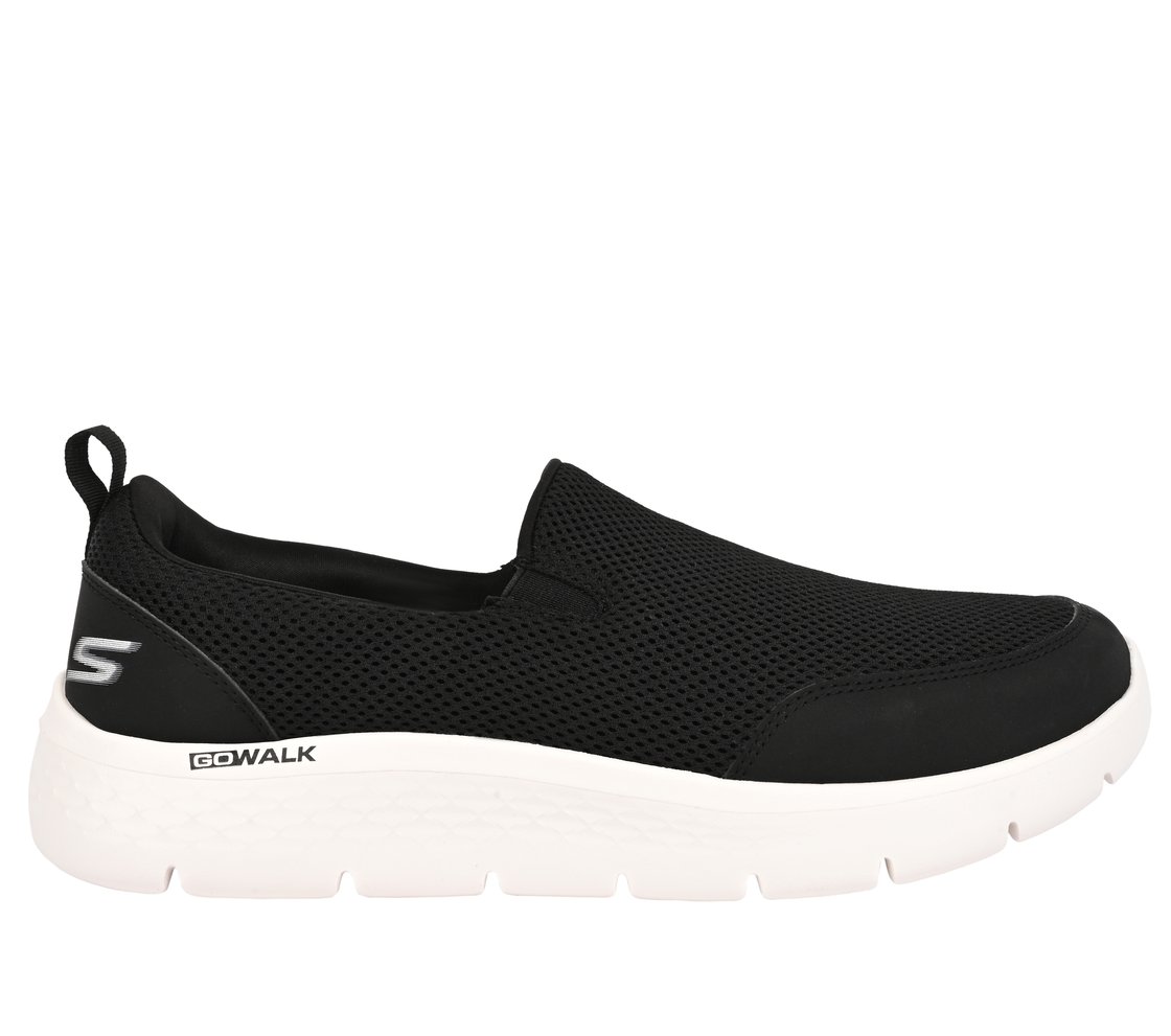 GO WALK FLEX, BBBBLACK Footwear Lateral View