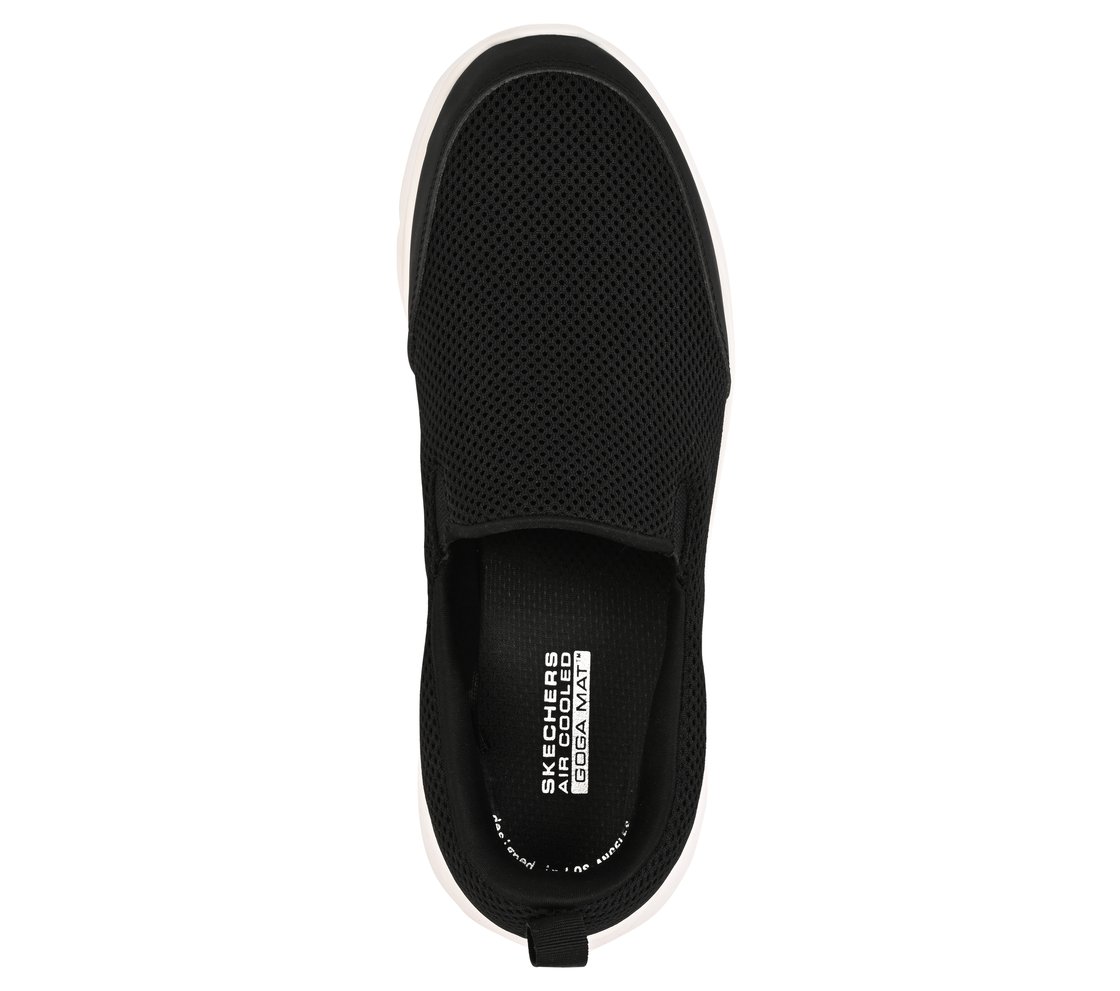 GO WALK FLEX, BBBBLACK Footwear Top View