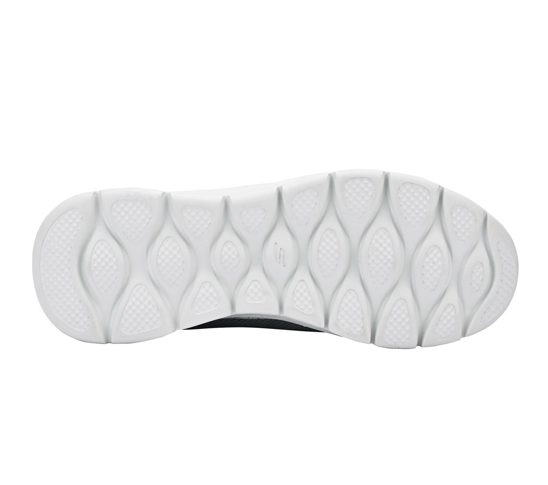 GO WALK FLEX, CHARCOAL/ORANGE Footwear Bottom View