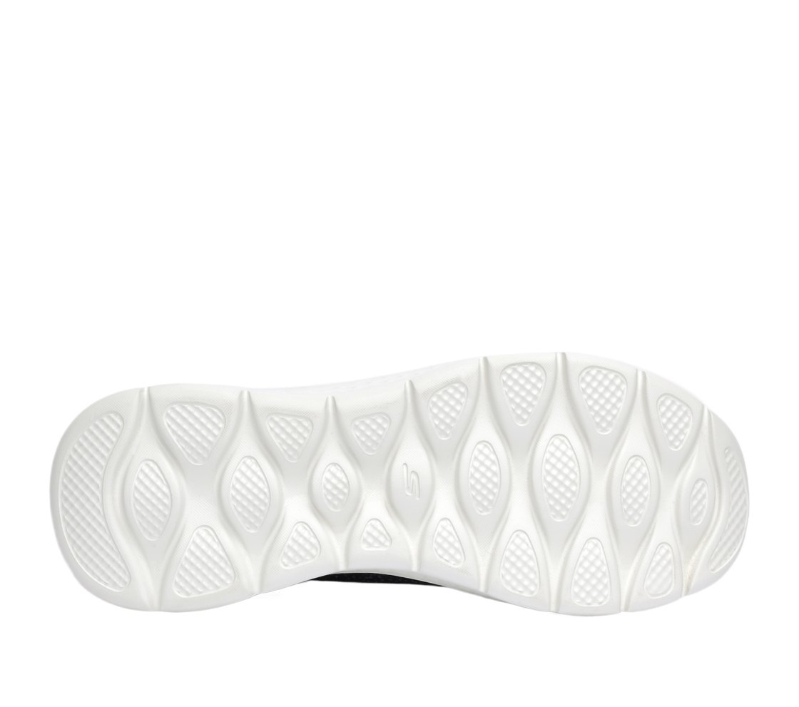 GO WALK FLEX, CHARCOAL/NAVY Footwear Bottom View
