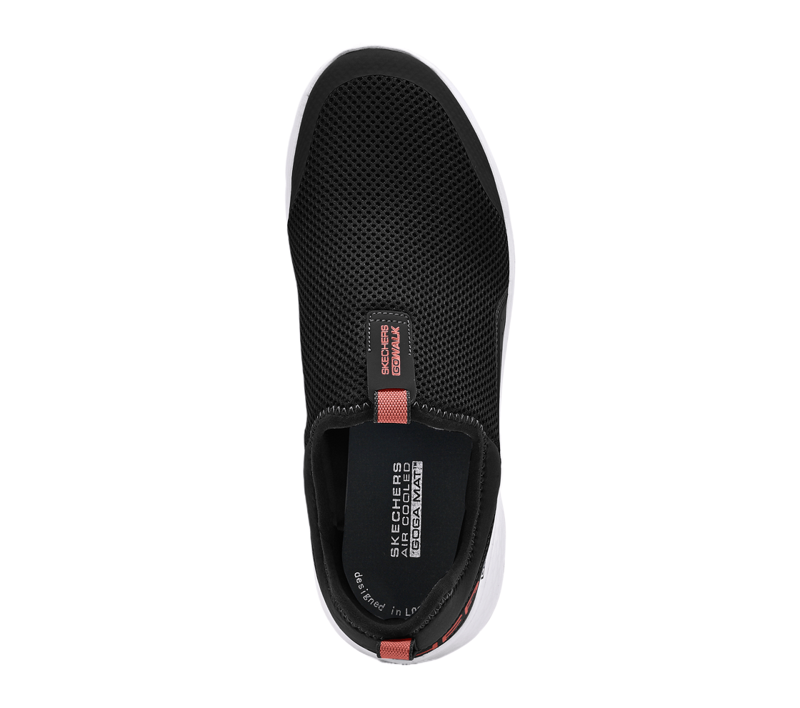 GO WALK FLEX, BLACK/ORANGE