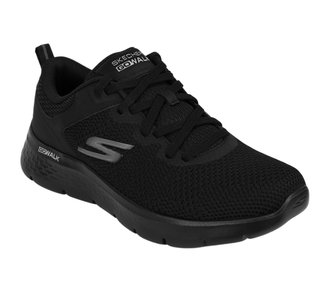 GO WALK FLEX, BBLACK Footwear Right View