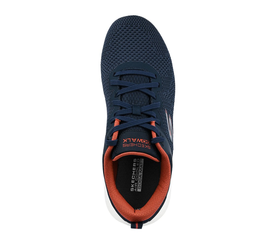 GO WALK FLEX, NNNAVY Footwear Top View
