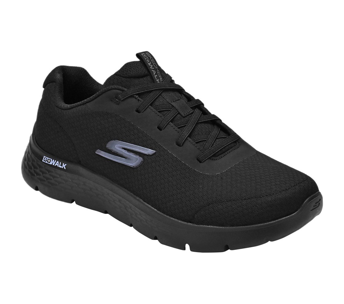 GO WALK FLEX, BBLACK Footwear Right View